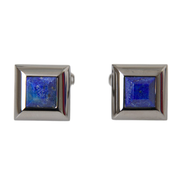 Boutons de Manchette Dolce & Gabbana "Géo-Saphir Plaqués Argent"