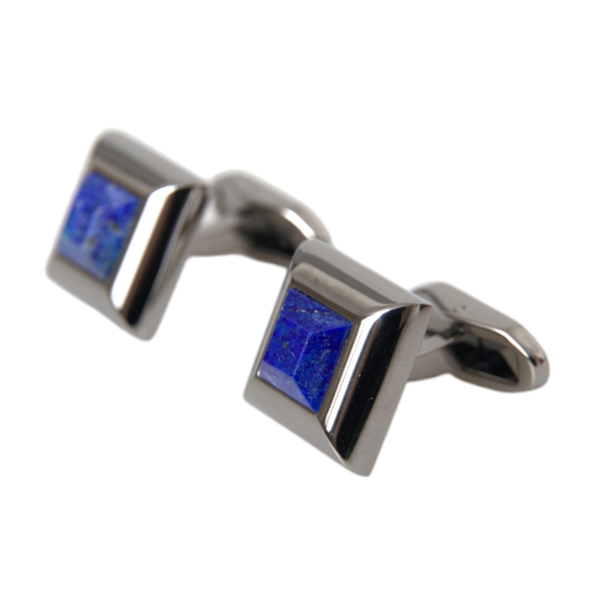 Boutons de Manchette Dolce & Gabbana "Géo-Saphir Plaqués Argent"