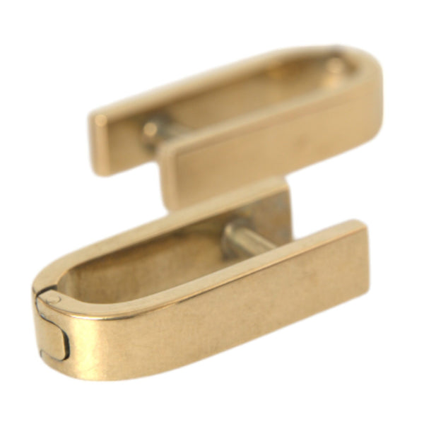 Boutons de Manchette Dolce & Gabbana "Barre Élégante Plaquée Or"