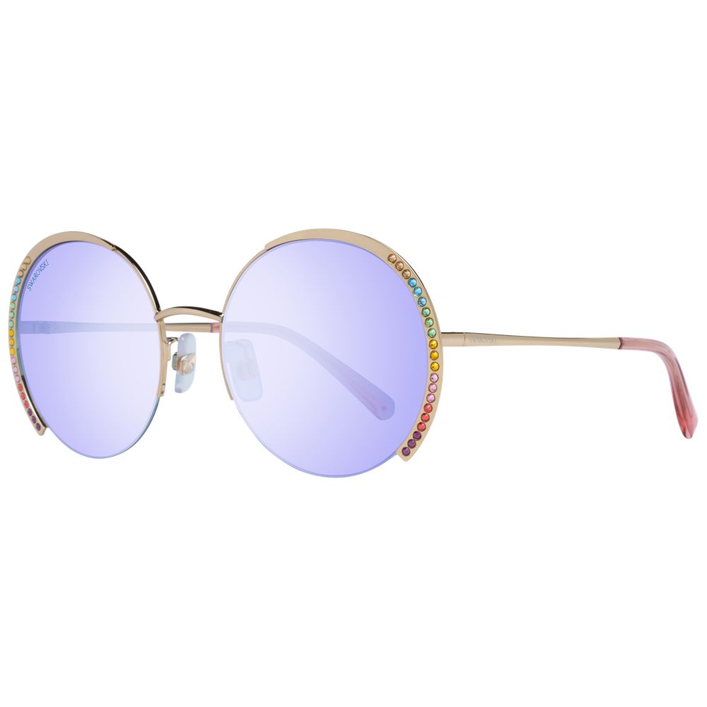 SWAROVSKI Lunettes de Soleil Femme "Romy" en Métal Doré