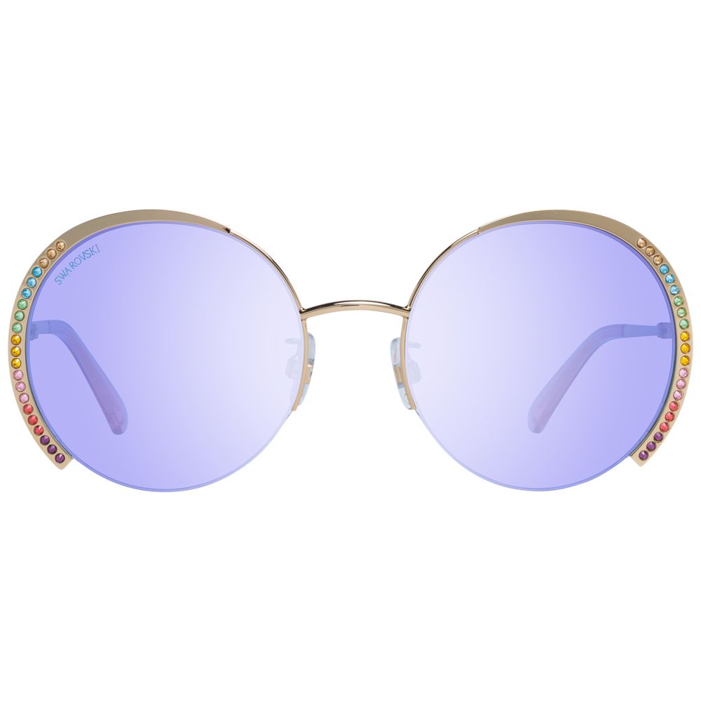 SWAROVSKI Lunettes de Soleil Femme "Romy" en Métal Doré