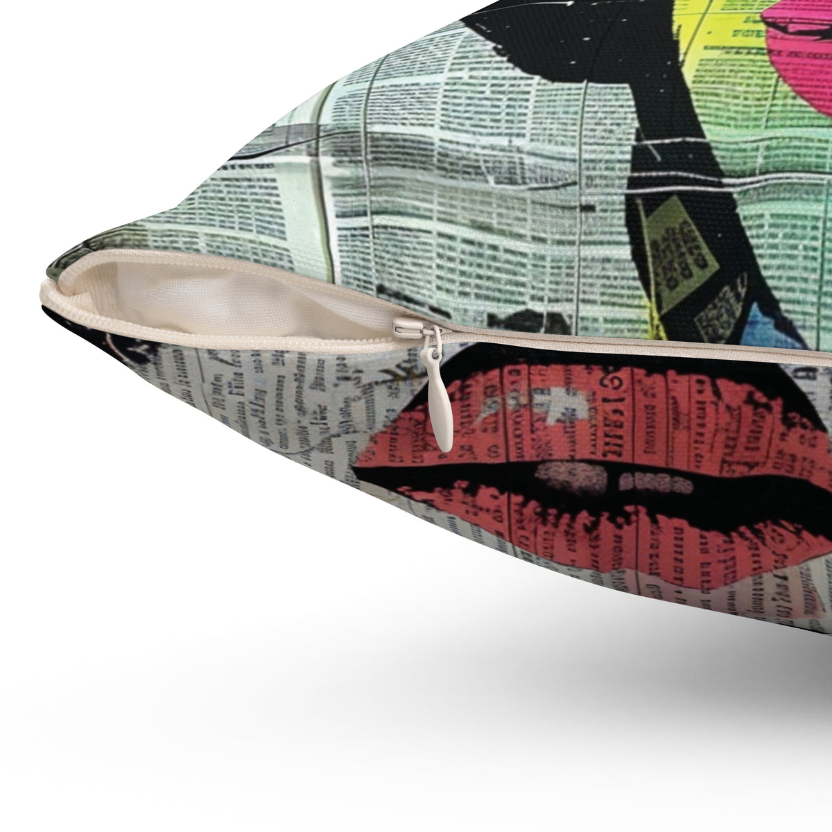 Pop Art Collage Magazine: Fragmented Elegance