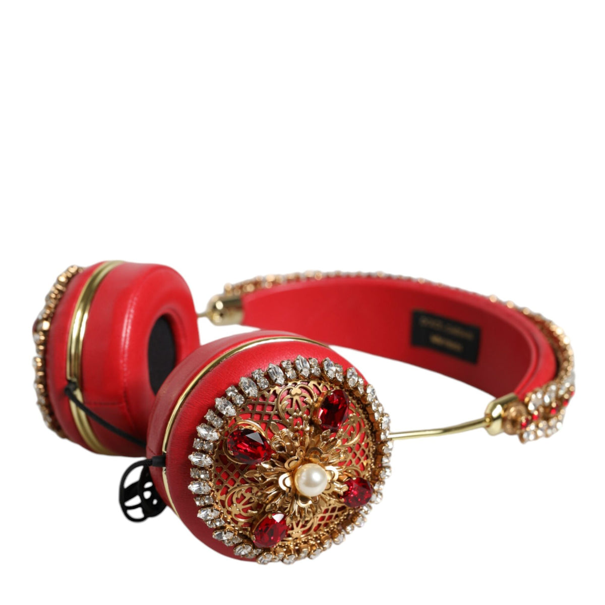 DOLCE &amp; GABBANA: D&amp;G Red Nappa Headphones – The Art of Sound