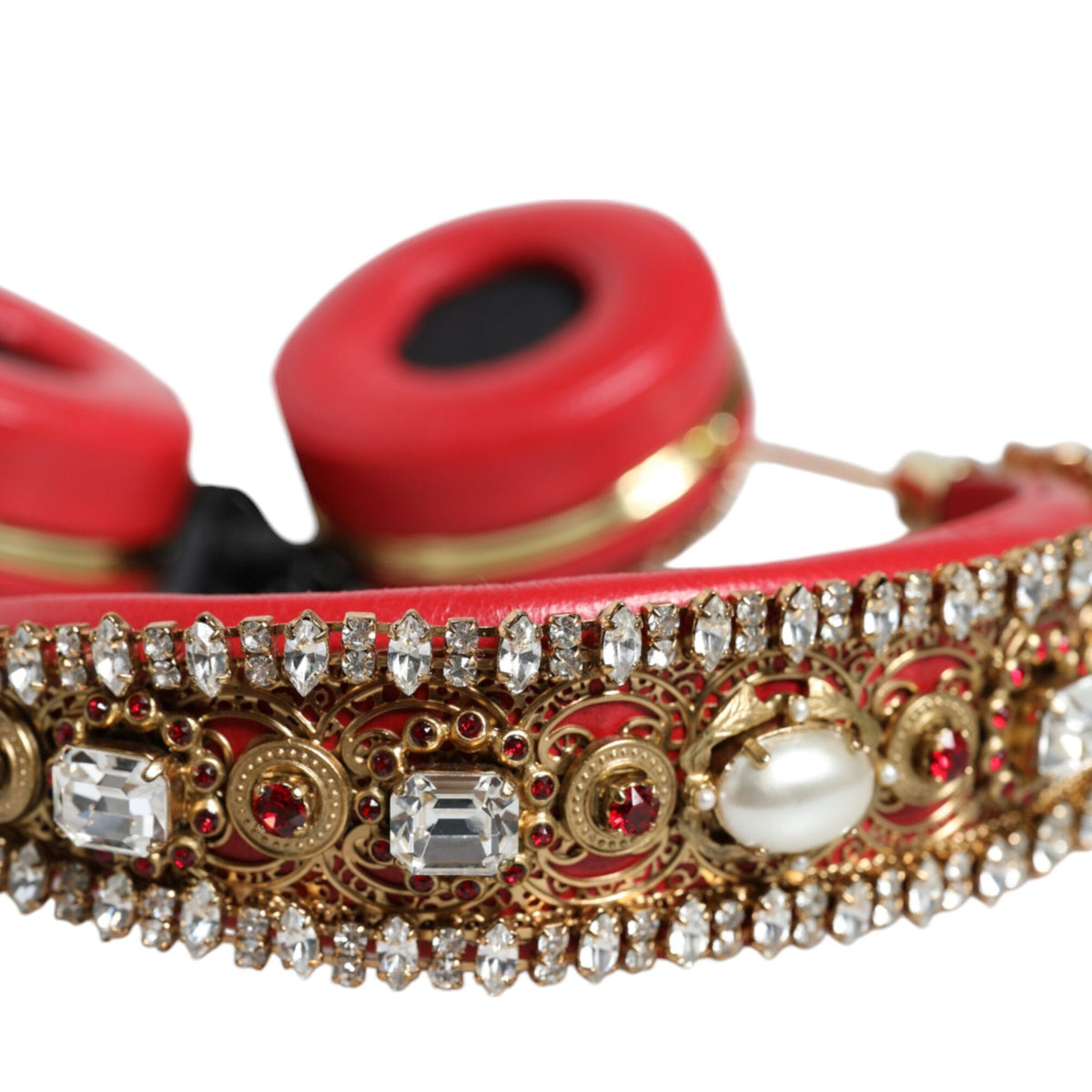 DOLCE &amp; GABBANA: D&amp;G Red Nappa Headphones – The Art of Sound