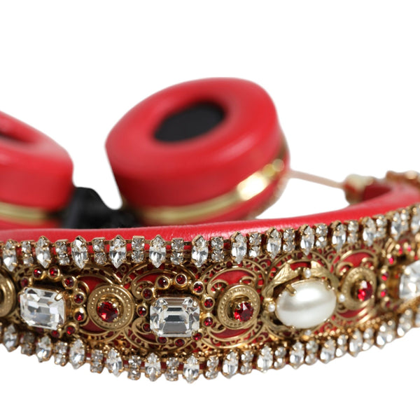 DOLCE &amp; GABBANA: D&amp;G Red Nappa Headphones – The Art of Sound