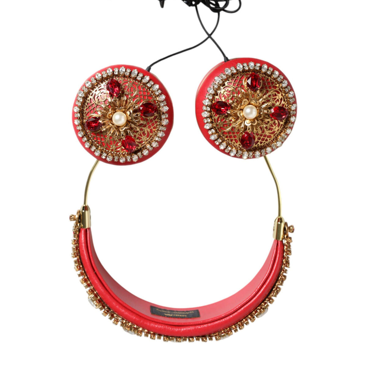 DOLCE &amp; GABBANA: D&amp;G Red Nappa Headphones – The Art of Sound