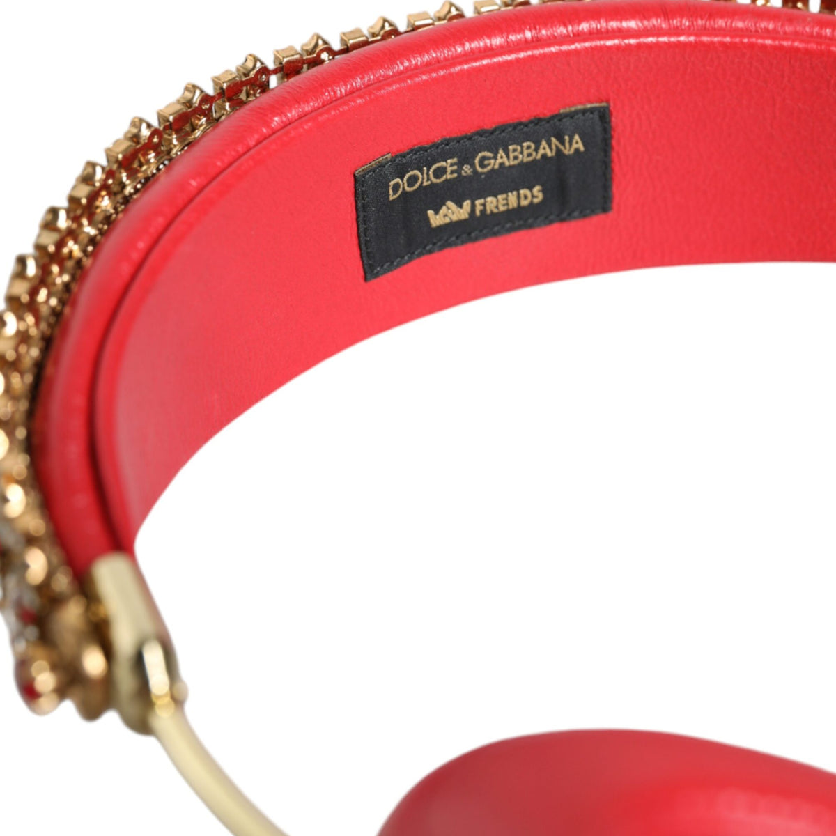 DOLCE &amp; GABBANA: D&amp;G Red Nappa Headphones – The Art of Sound