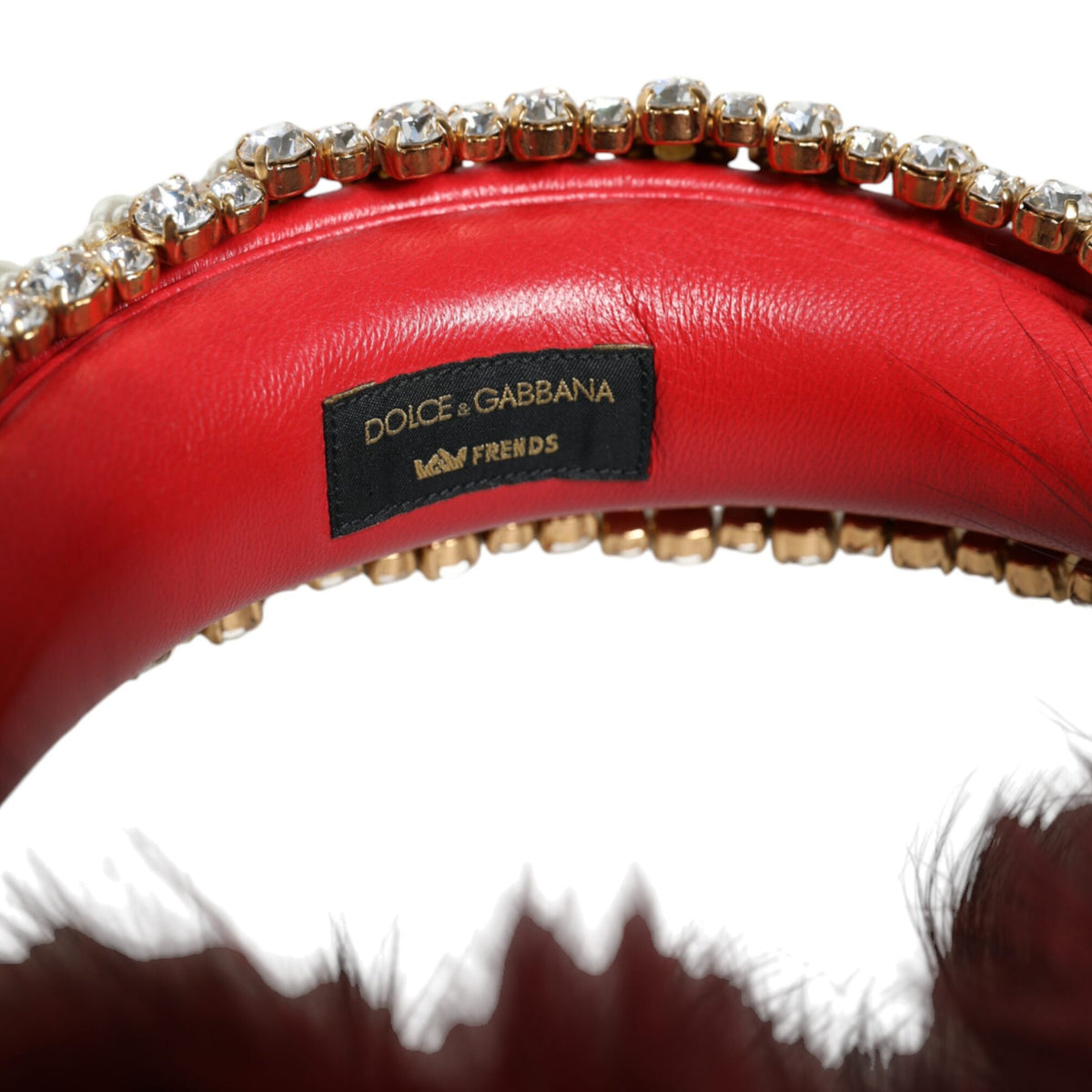 DOLCE & GABBANA : Écouteurs D&G Rouge Rubis & Cristaux – Son de Luxe