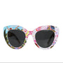 DOLCE &amp; GABBANA: Women's Hand-Painted Floral Sunglasses - Wood, Crystal &amp; Brass Frame - Total UV Protection