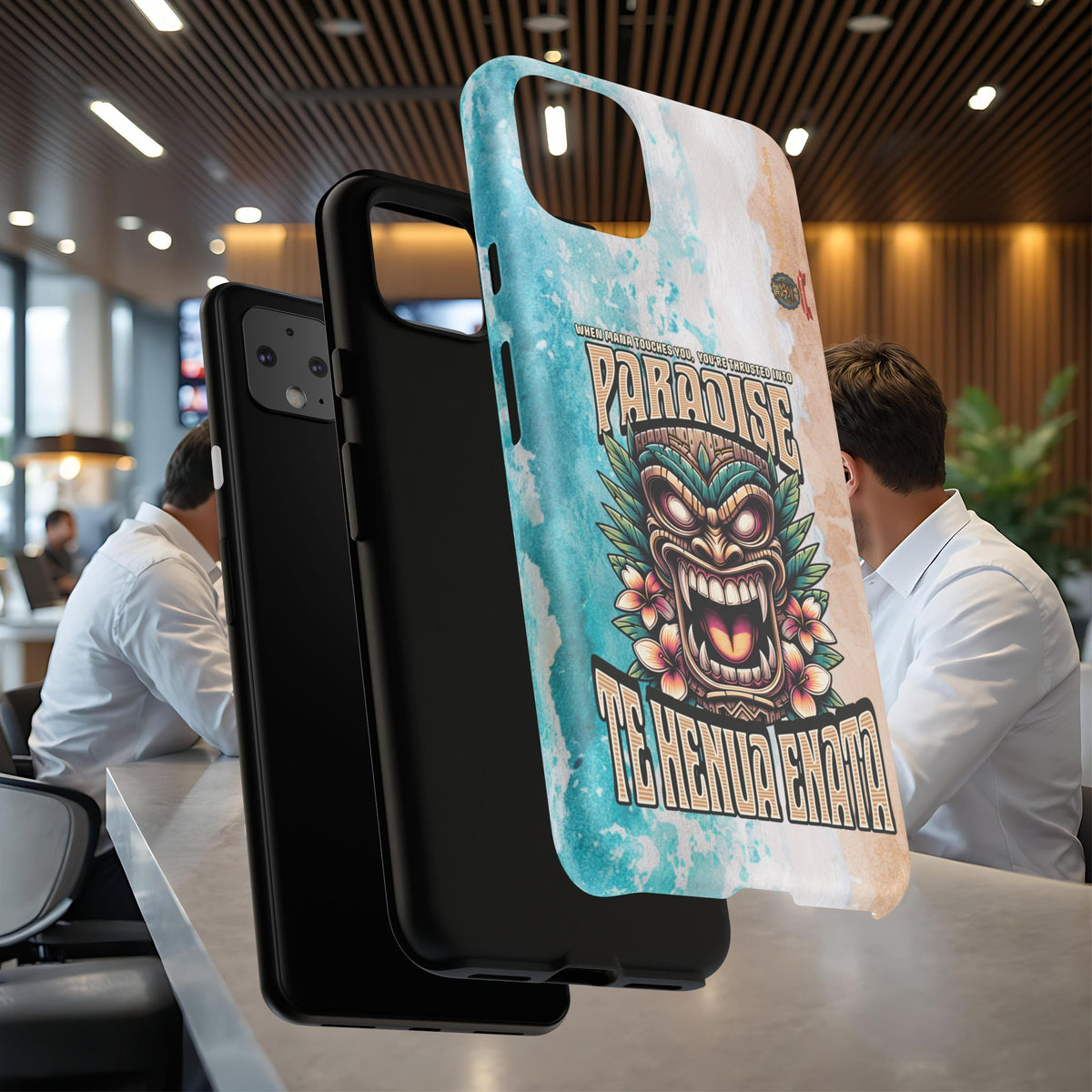 Te Henua Enata – Coque Antichoc Tiki Ancestral & Puissant