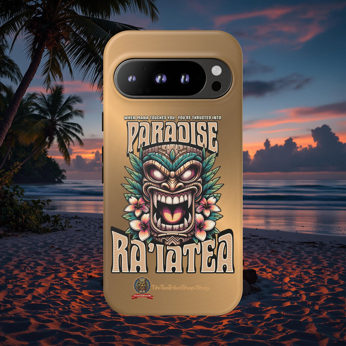 Ra’iatea – Coque Tiki Tribal de Protection Premium