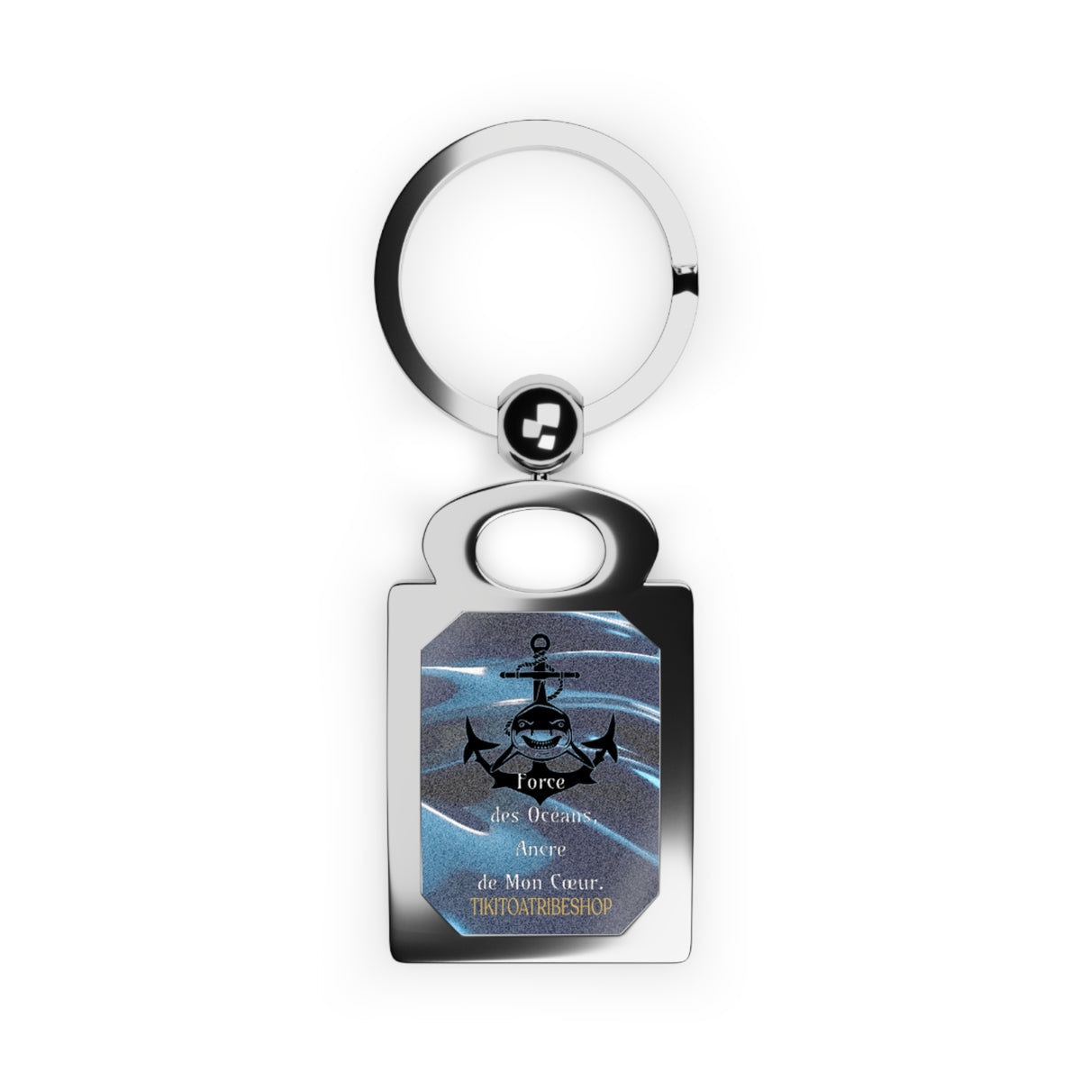 🇫🇷 "The Force of the Ocean" Keychain