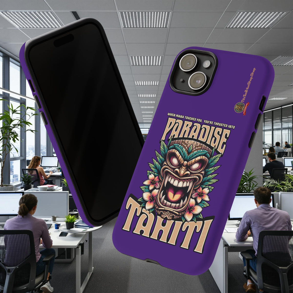 Tahiti – Coque Antichoc Premium Tiki Royal