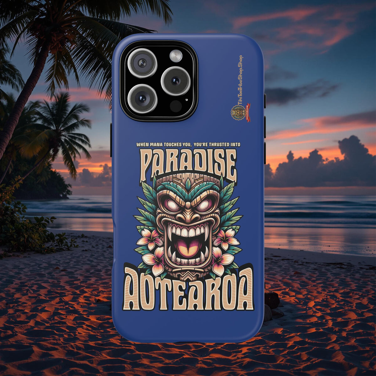 Aotearoa – Coque Antichoc Tiki Maori & Mana Ancestral