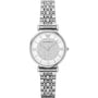 ARMANI "AR1925" Emporio Armani Women's Watch, Silver Steel &amp; Sparkling Dial - Feminine Elegance