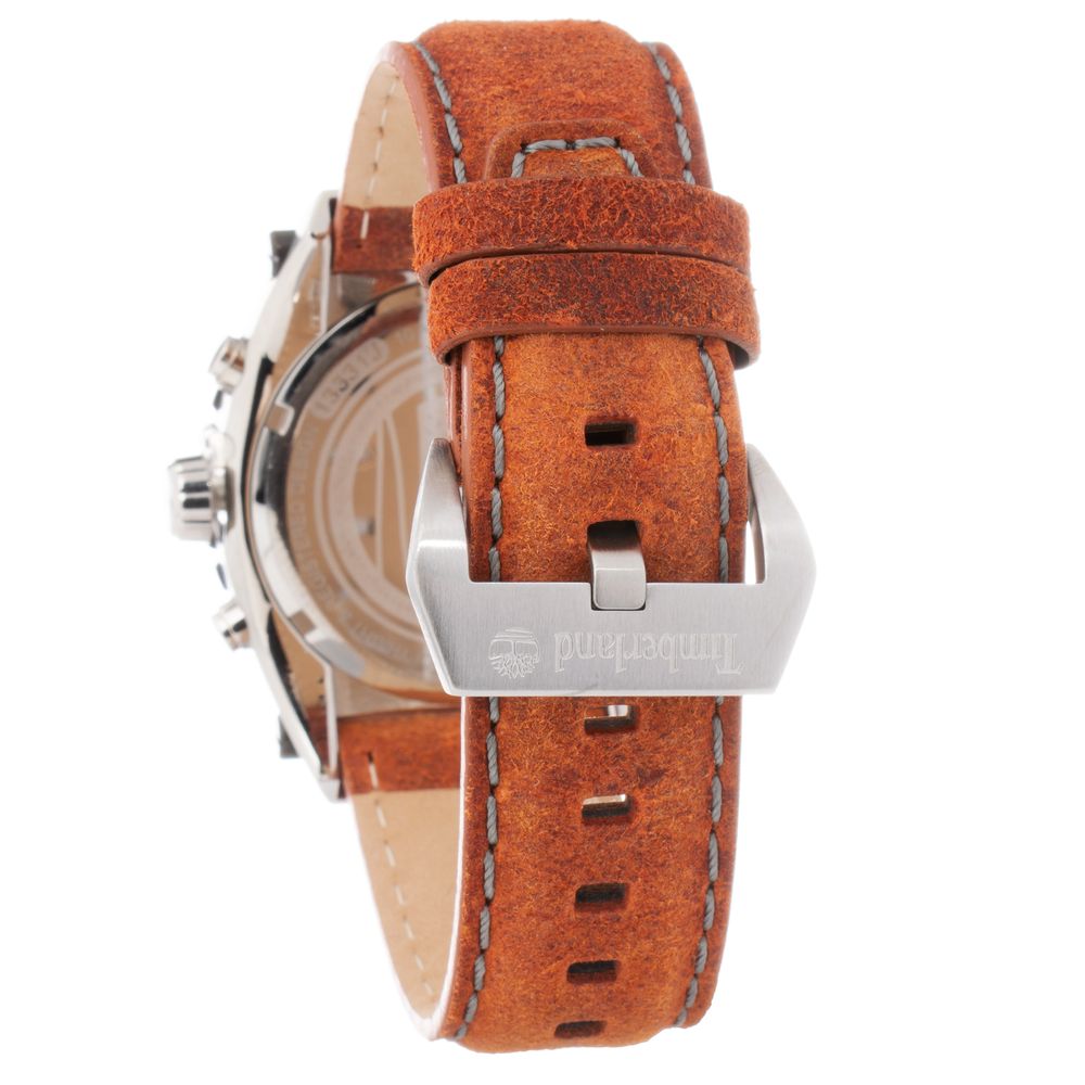 TIMBERLAND Montre Date Acier Inoxydable & Cuir