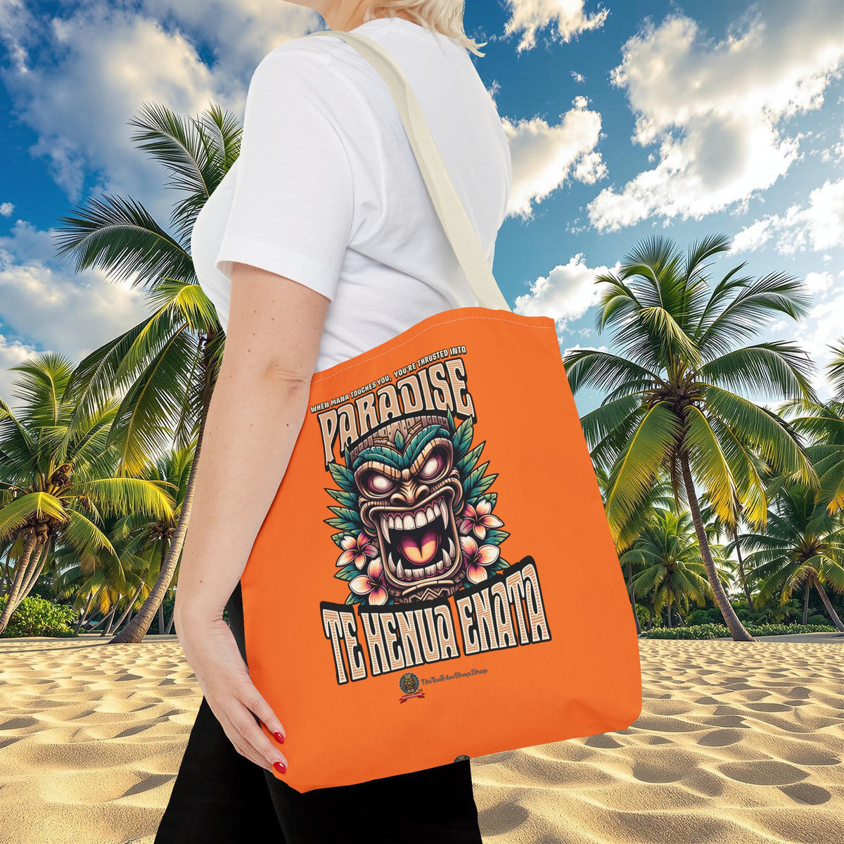 TE HENUA ENATA PARADISE Tote Bag