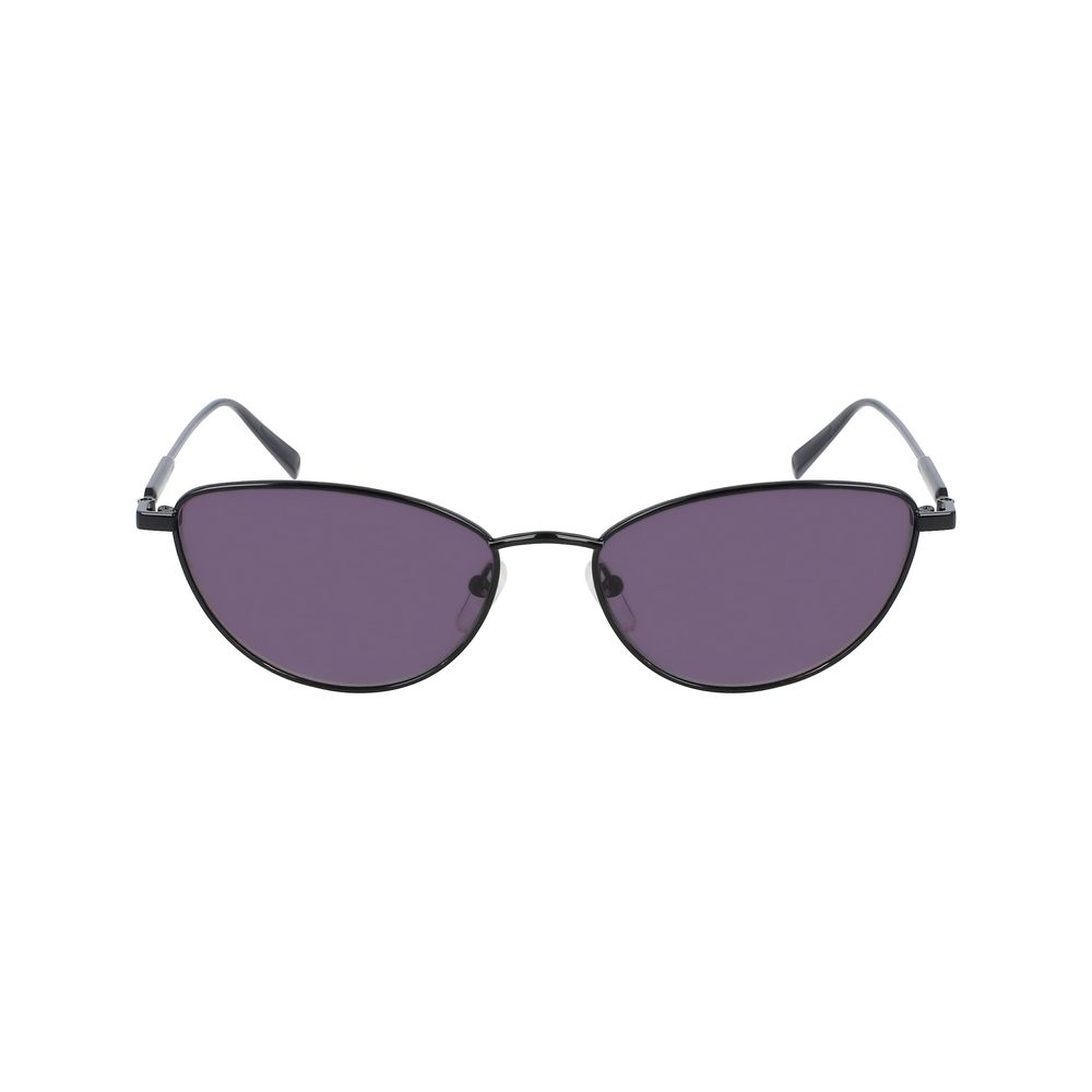 LONGCHAMP Monture Oversize et Verres Mauves "LO144S-1" en Métal Noir