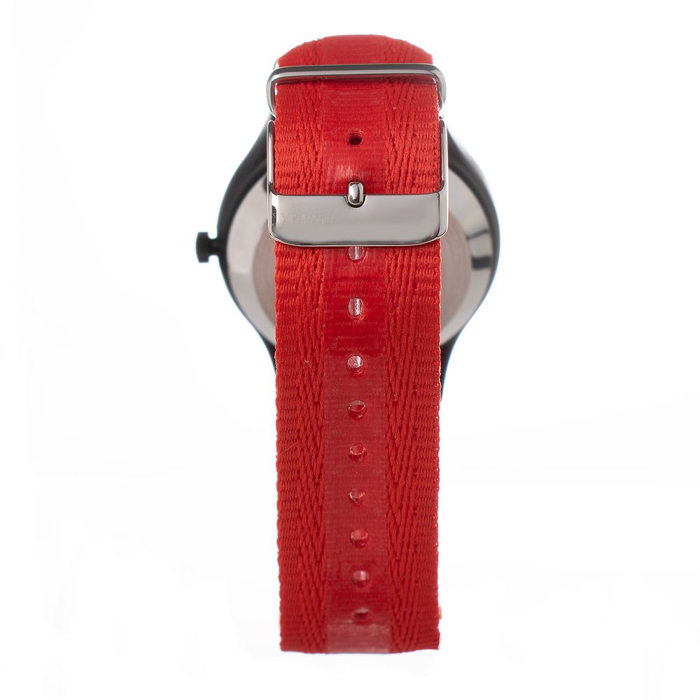 TIMEX Montre Nylon Rouge Cadran Tactique Noir