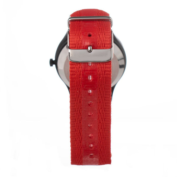 TIMEX Montre Nylon Rouge Cadran Tactique Noir