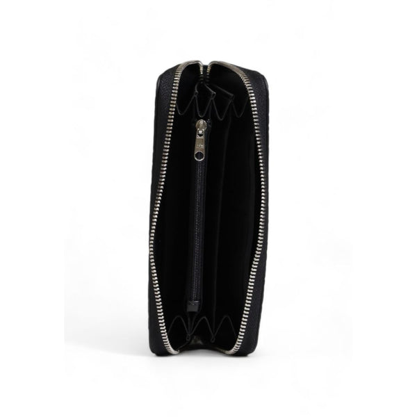 ARMANI Exchange Black Wallet with Embossed Logo