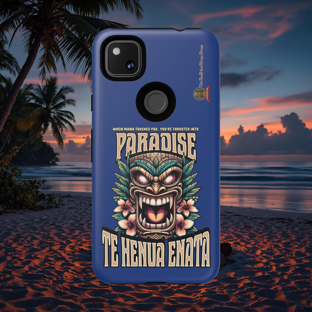 Te Henua Enata – Coque Antichoc Tiki Ancestral & Puissant