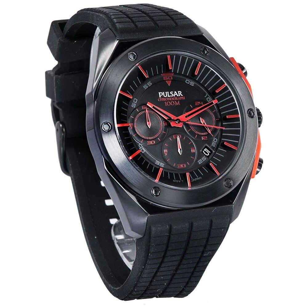 PULSAR Montre Quartz 10ATM Style Racing Élégant