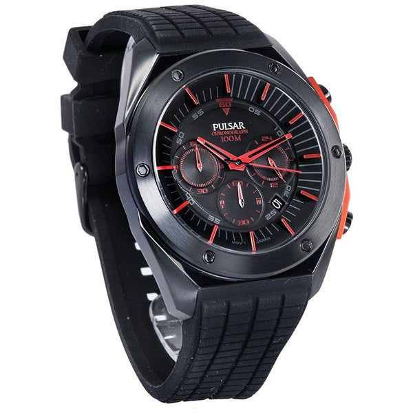 PULSAR Montre Quartz 10ATM Style Racing Élégant