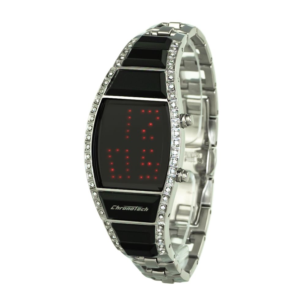CHRONOTECH Futuristic Style Quartz Steel Watch