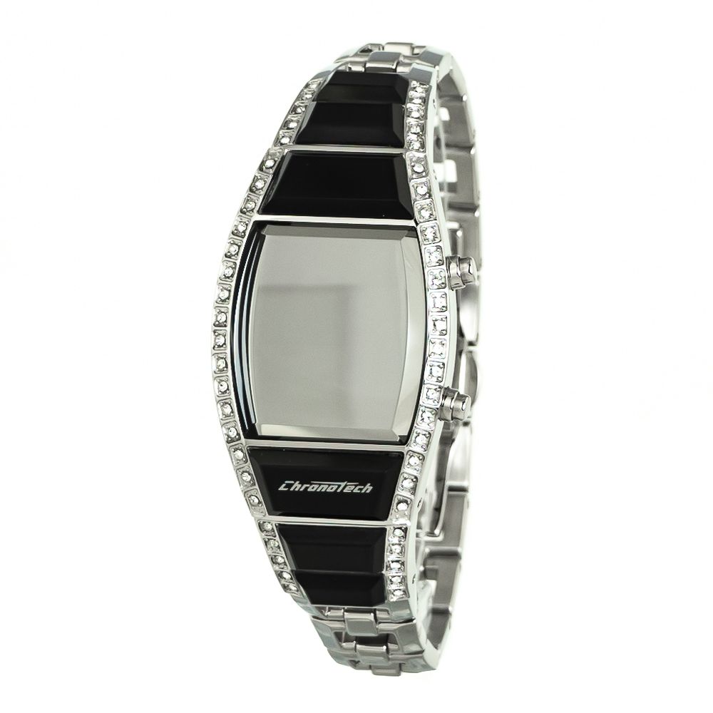 CHRONOTECH Futuristic Style Quartz Steel Watch