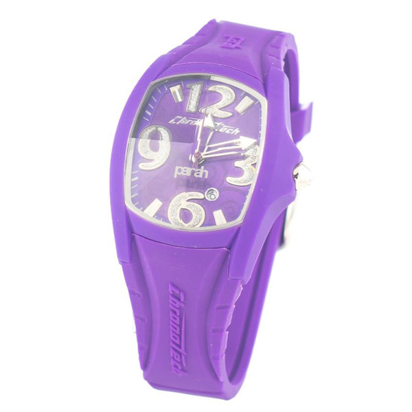 CHRONOTECH Montre Violette Éclatante - Style Tendance pour Femmes & Filles