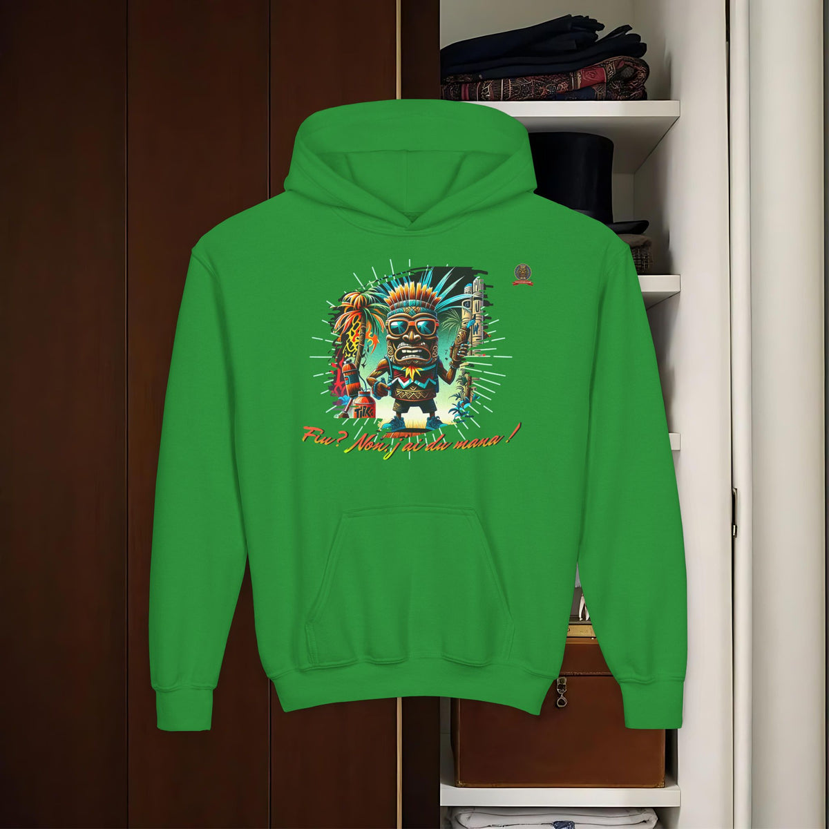 THE TIKI SPIRIT - Thick hooded sweatshirt for youth