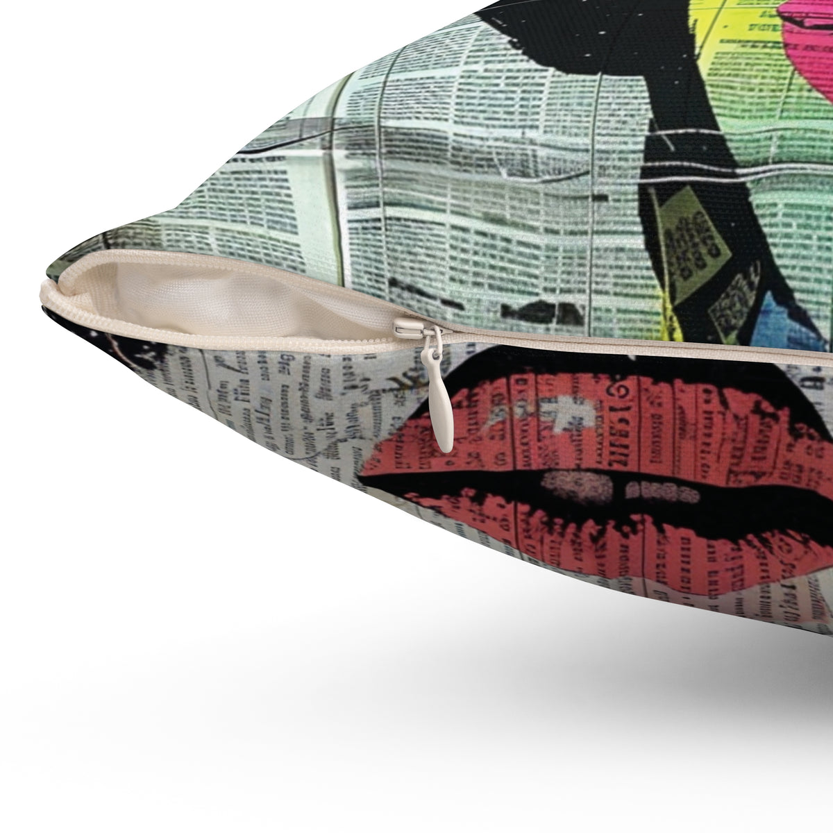 Pop Art Collage Magazine: Fragmented Elegance