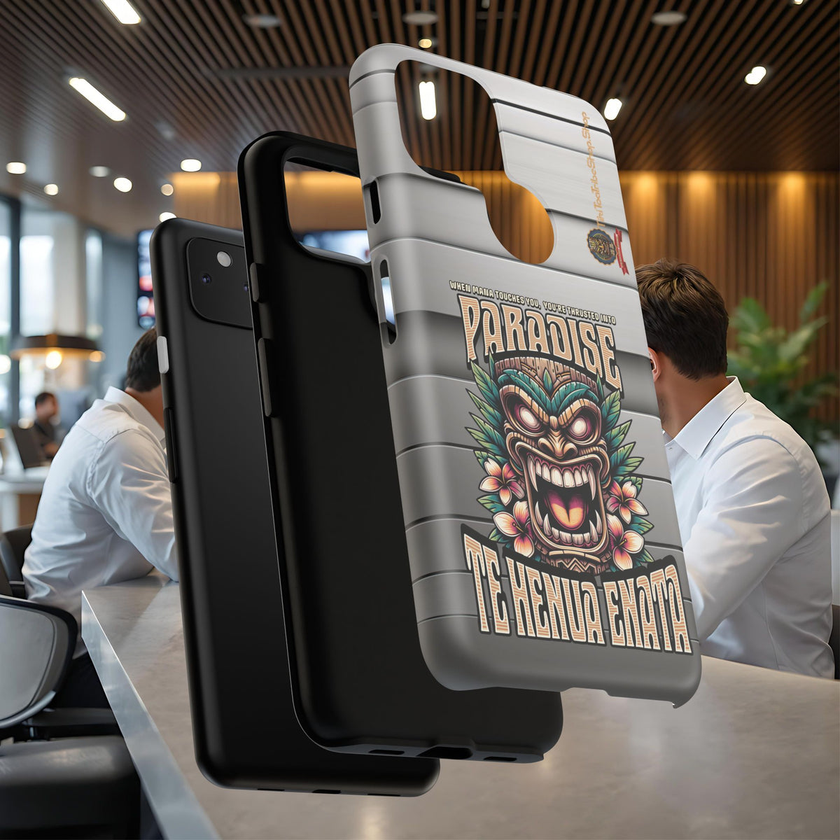 Te Henua Enata – Coque Antichoc Tiki Ancestral & Puissant