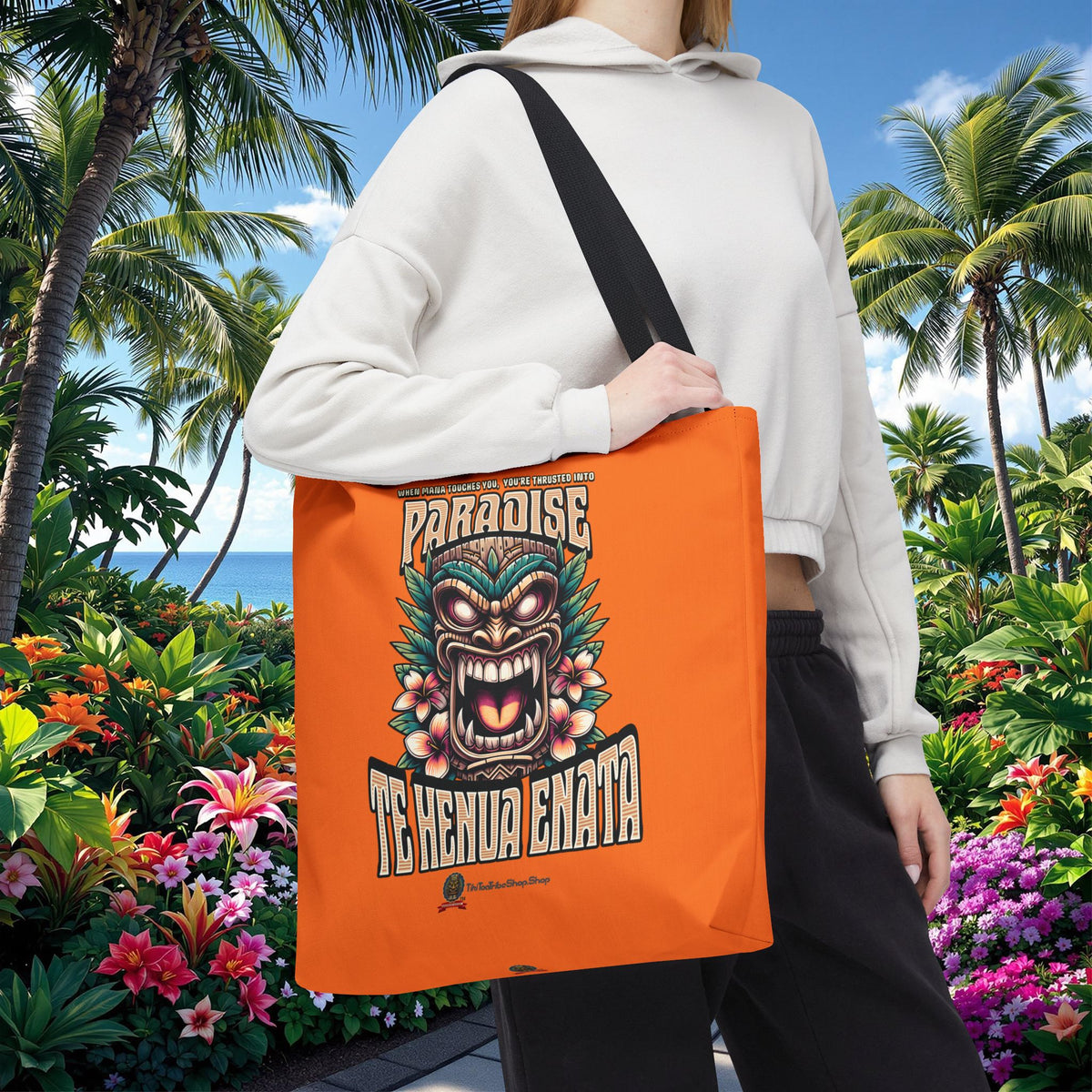 TE HENUA ENATA PARADISE Tote Bag