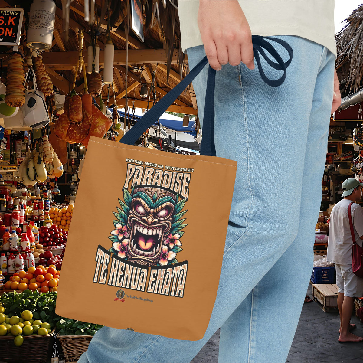 TE HENUA ENATA PARADISE Tote Bag