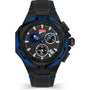 DUCATI CORSE Montre Avec Boîtier Noir Et Accents Bleus - L'Alliance De L'Élégance Et De La Performance