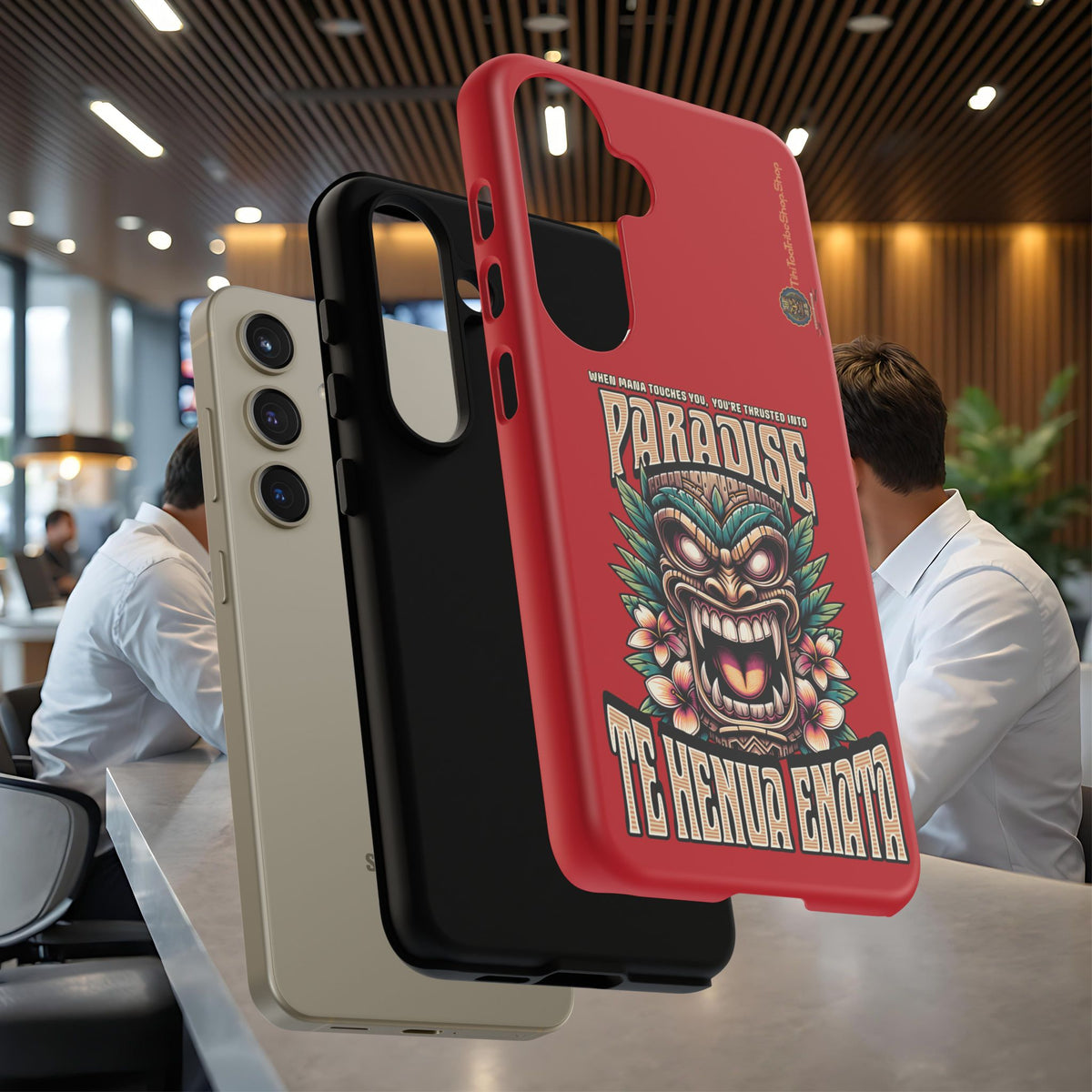 Te Henua Enata – Coque Antichoc Tiki Ancestral & Puissant