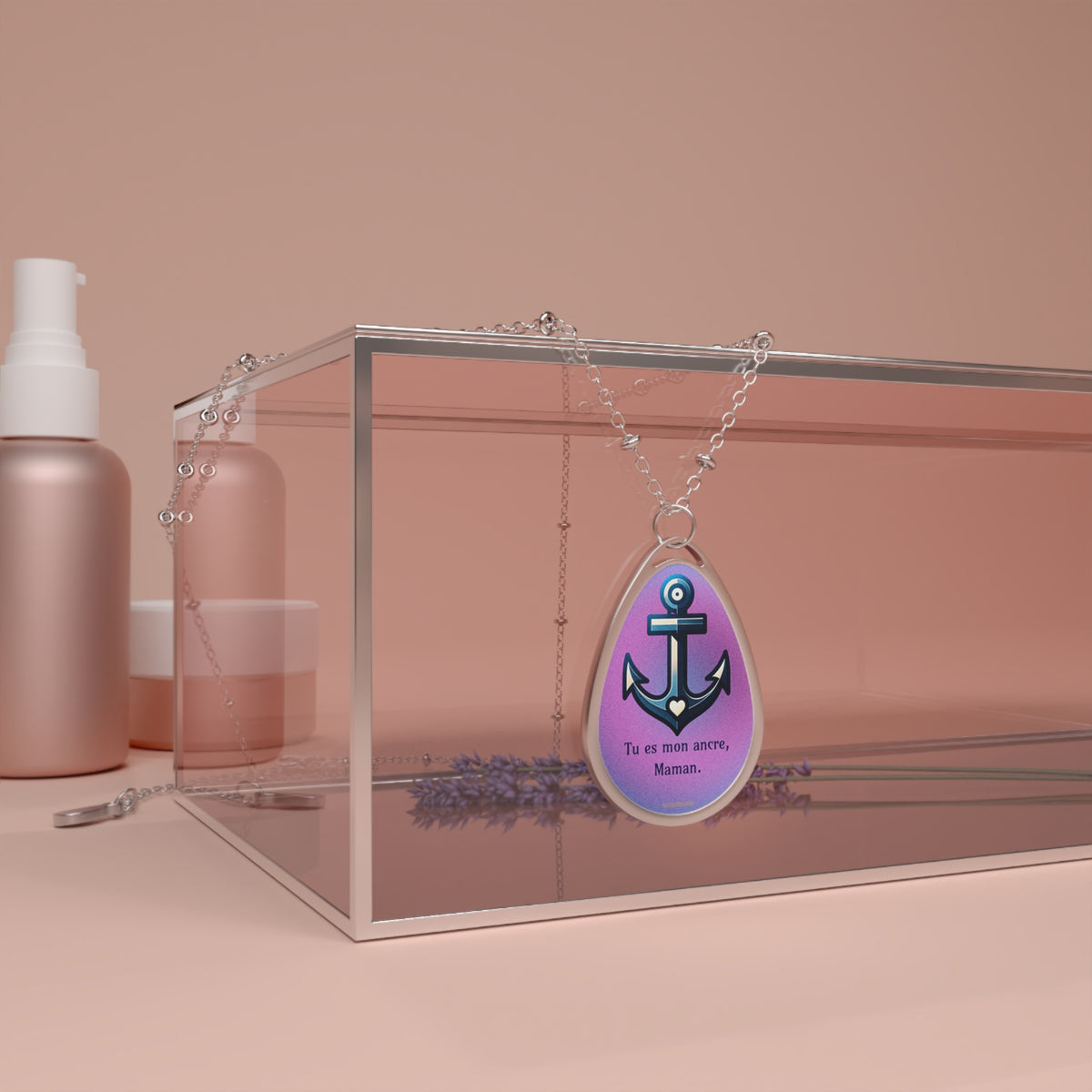Pendentif “Ancrée en Mon Cœur”