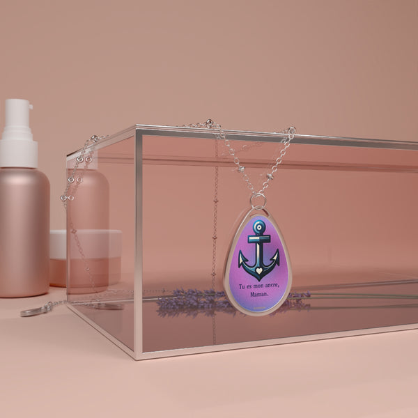 Pendentif “Ancrée en Mon Cœur”