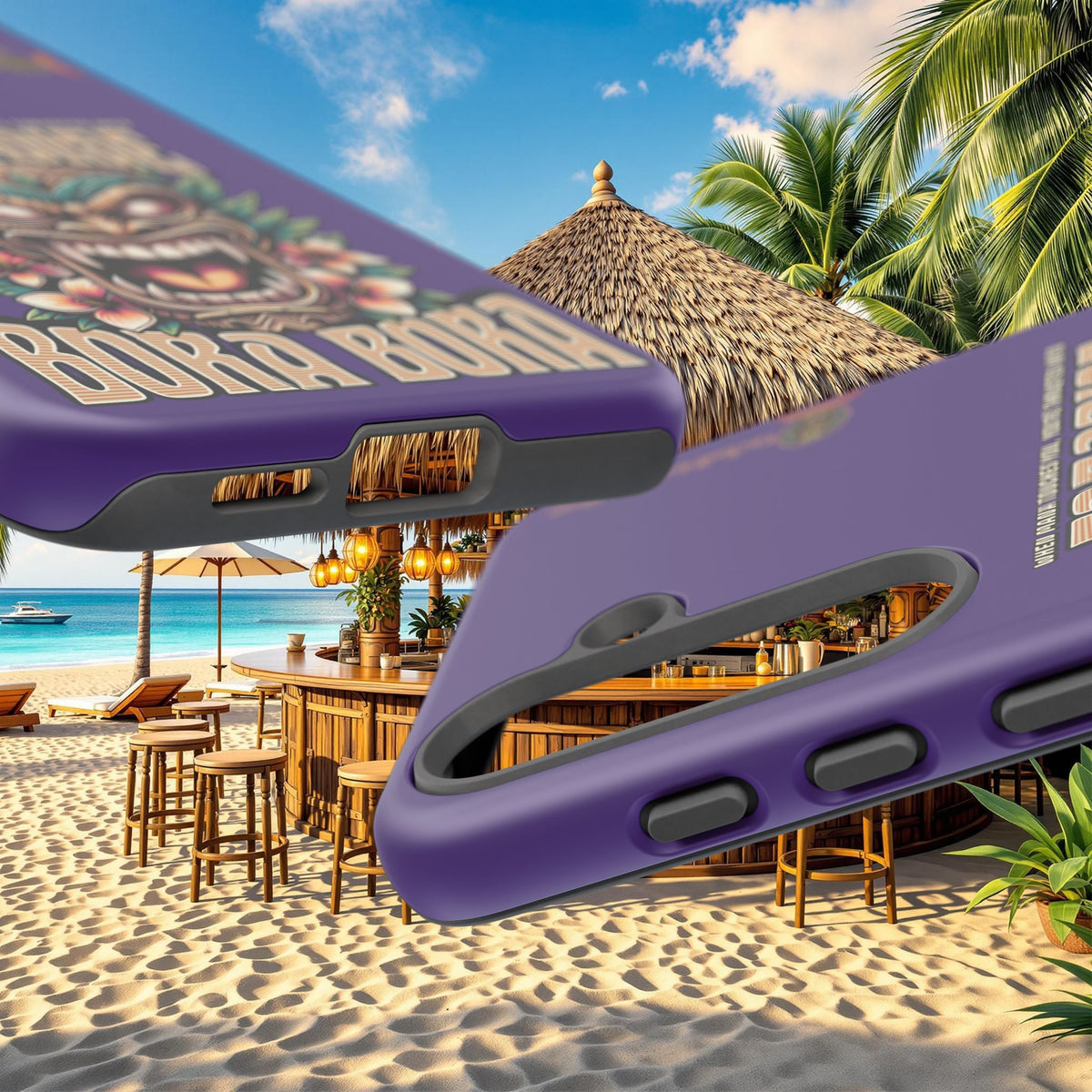 Bora Bora – Coque Antichoc Premium Tiki Élégance