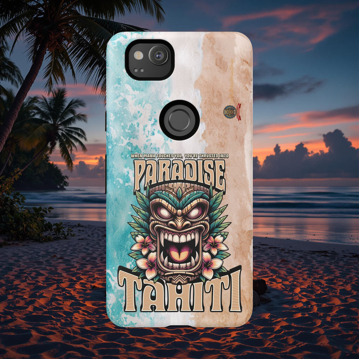 Tahiti – Coque Antichoc Premium Tiki Royal