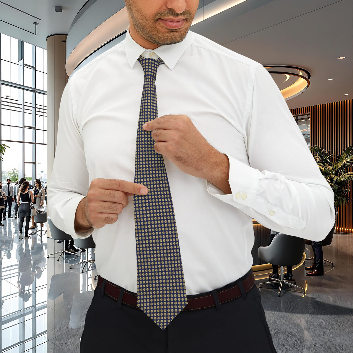 Moroni Classic Polka Dot Inspired Tie