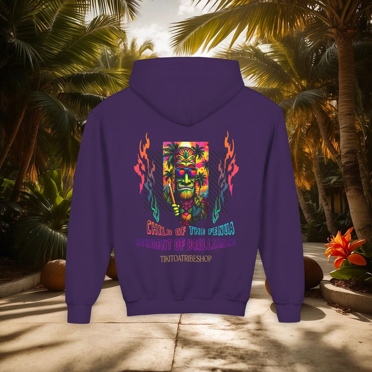 THE TIKI SPIRIT - Thick hooded sweatshirt for youth