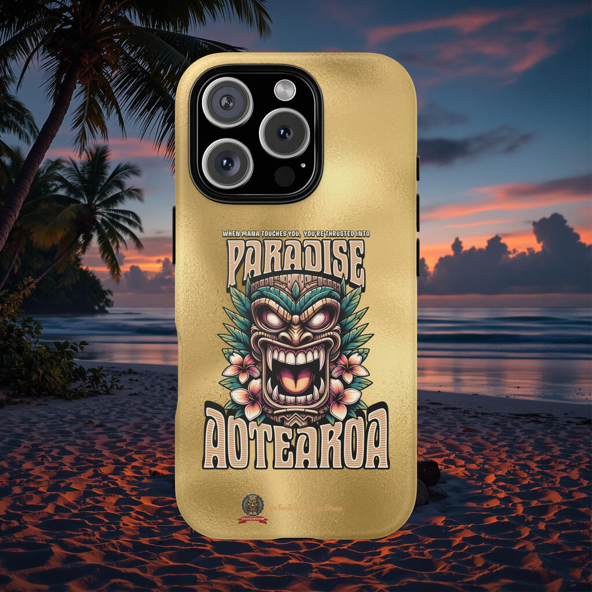 Aotearoa – Tiki Maori &amp; Ancestral Mana Shockproof Case