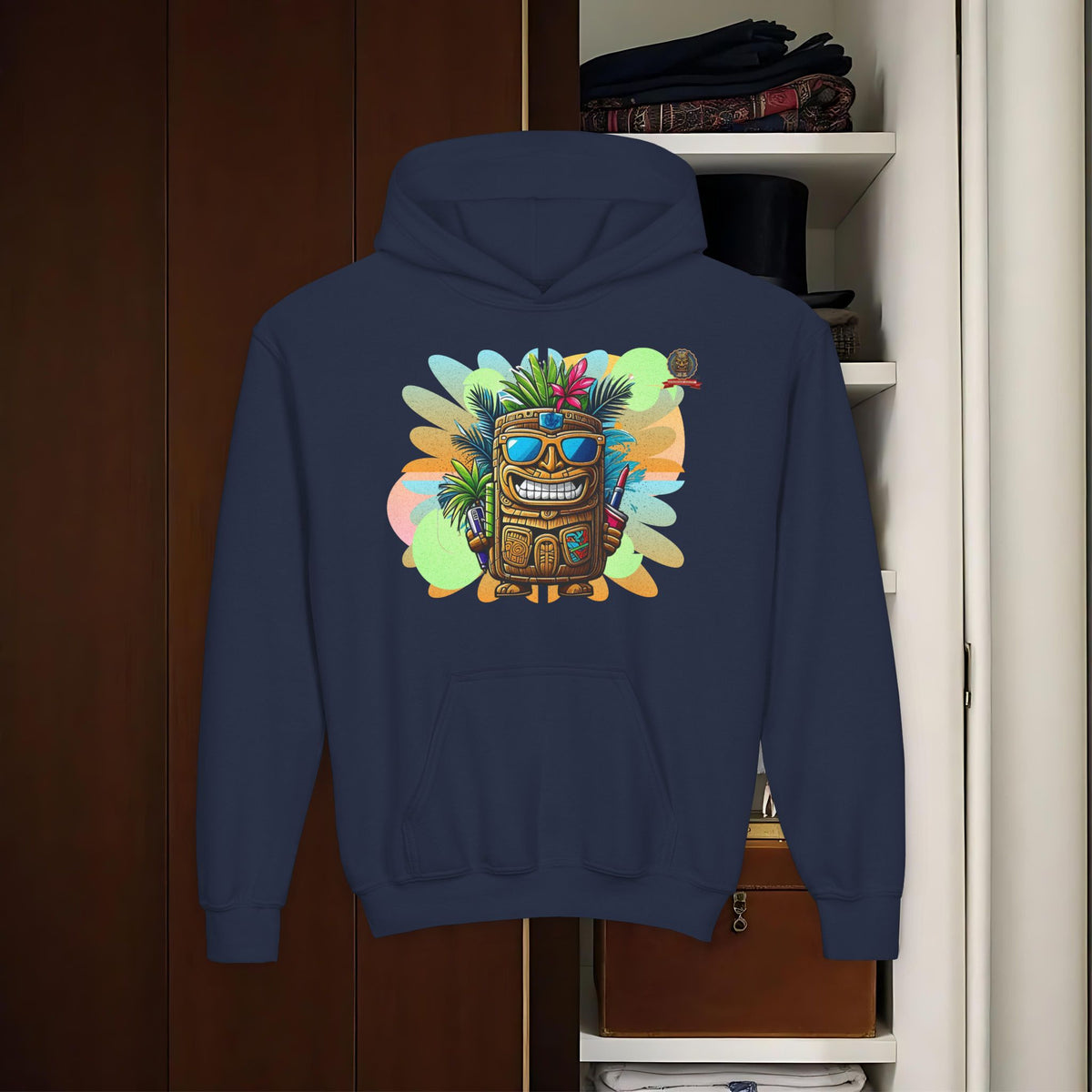 THE TIKI SPIRIT - Thick hooded sweatshirt for youth