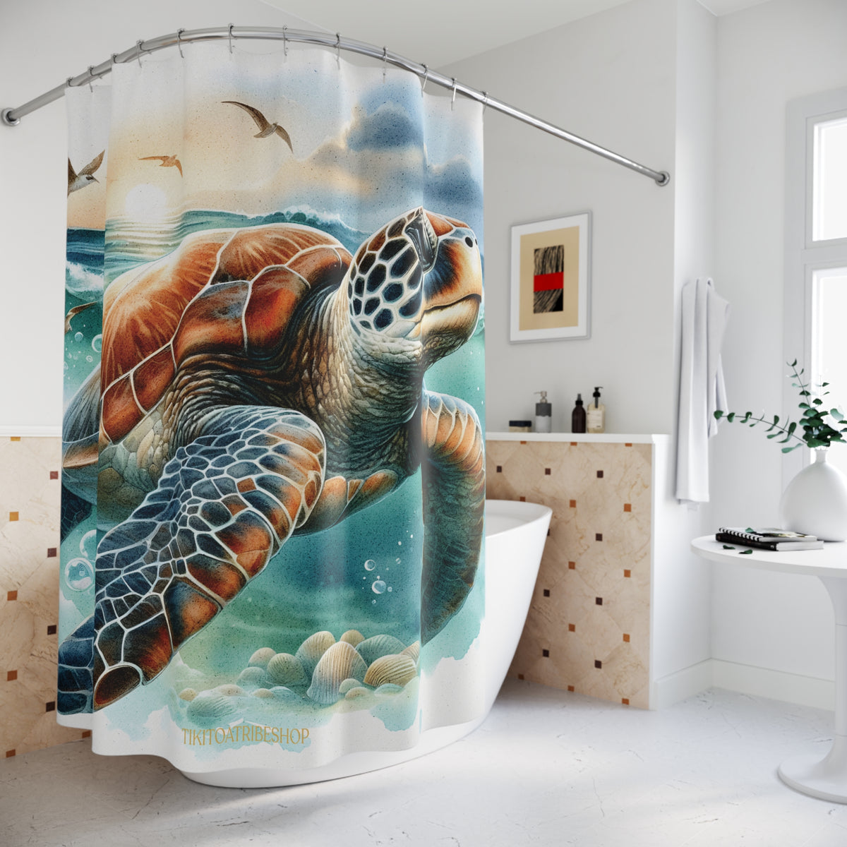 Rideau de Douche Tiki Toa
