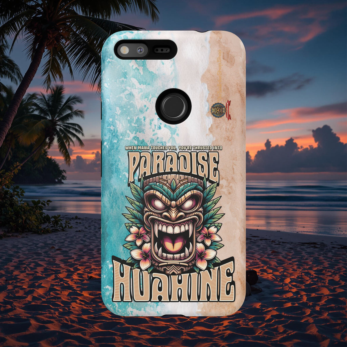 Huahine – Coque Antichoc Premium Tiki Fenua