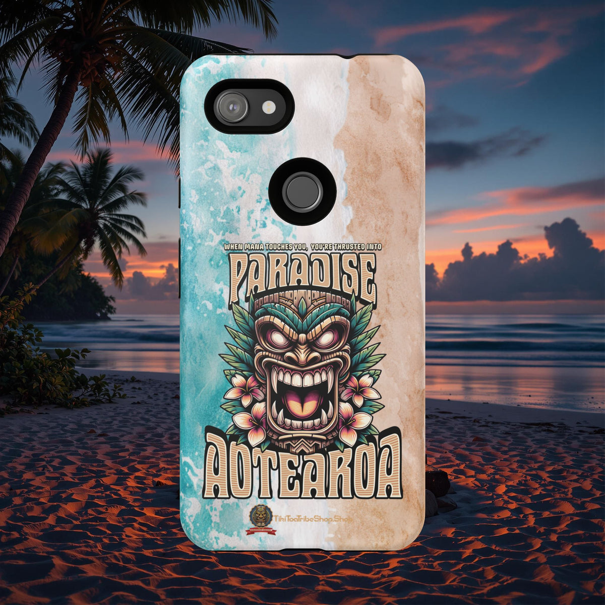 Aotearoa – Coque Antichoc Tiki Maori & Mana Ancestral