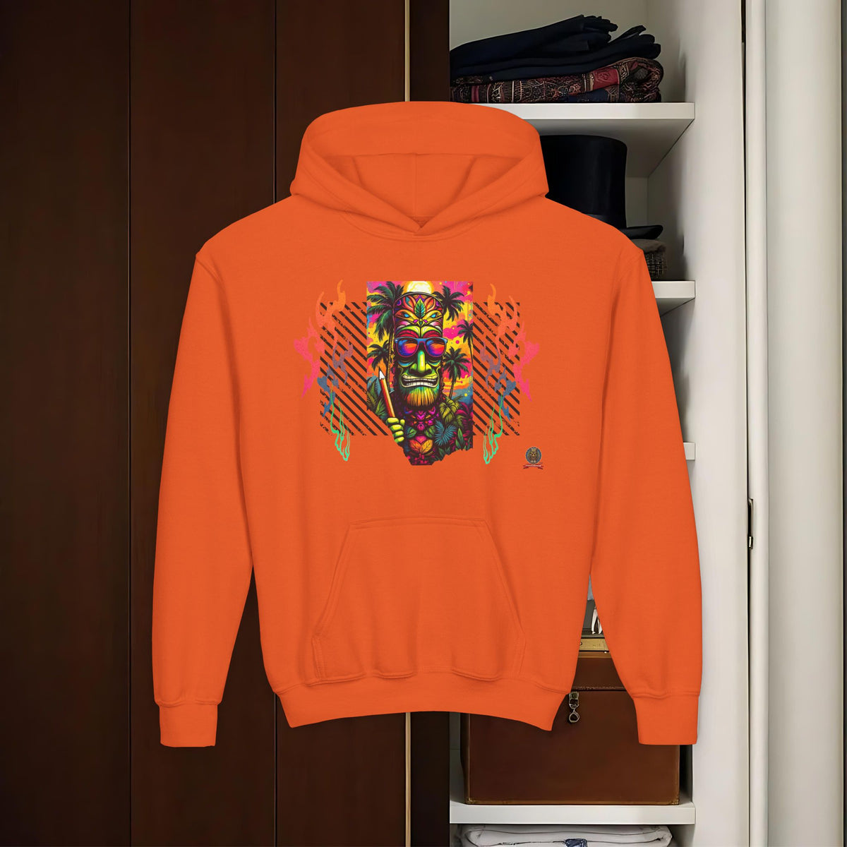 THE TIKI SPIRIT - Thick hooded sweatshirt for youth